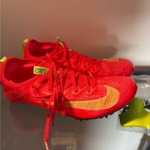 Nike Zoom Superfly Elite 2 Track Field Spikes SZ 5.5 Men Crimson FZ9662-600 NBY